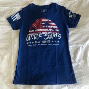 Blue Uncle Sam Tshirt